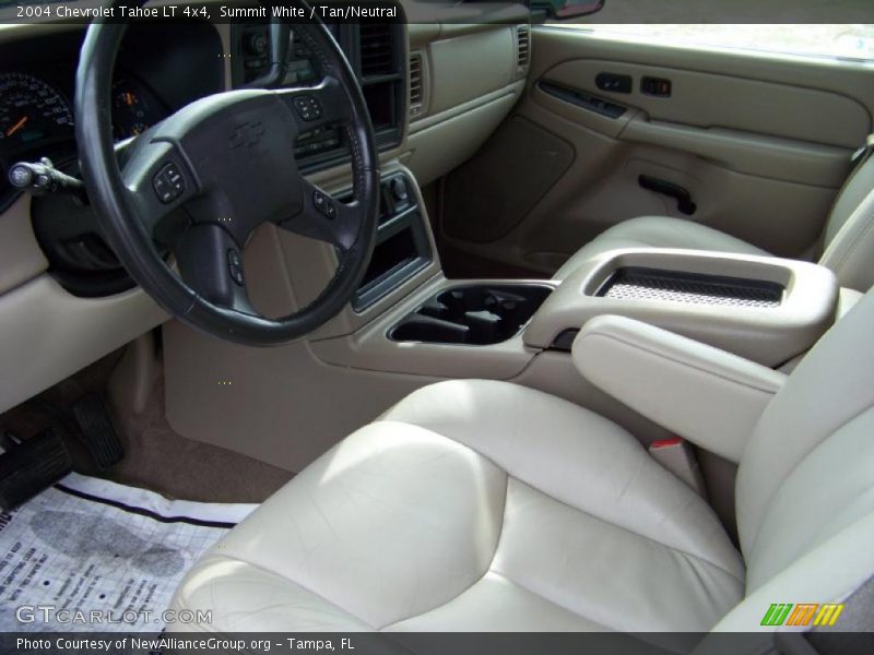 Summit White / Tan/Neutral 2004 Chevrolet Tahoe LT 4x4