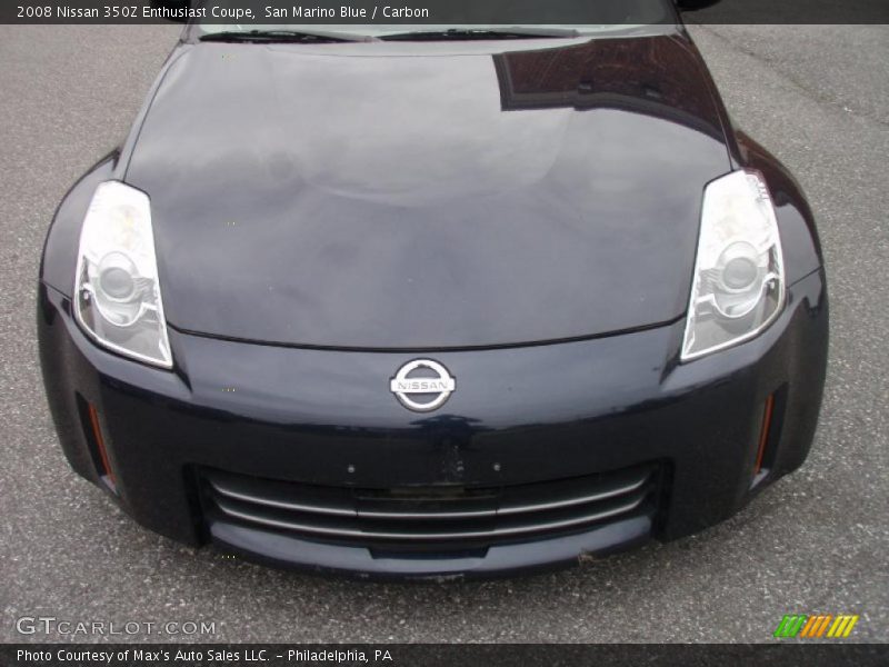 San Marino Blue / Carbon 2008 Nissan 350Z Enthusiast Coupe