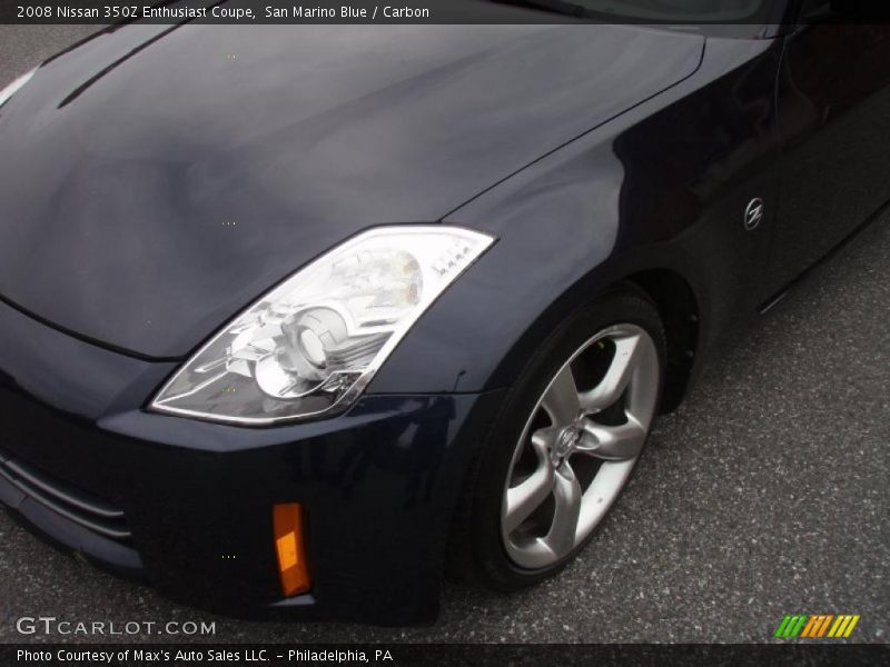 San Marino Blue / Carbon 2008 Nissan 350Z Enthusiast Coupe