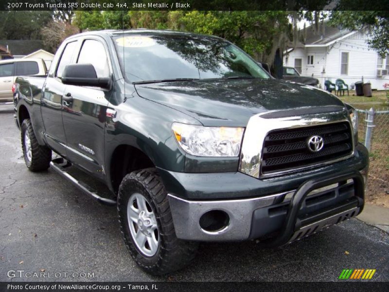 Slate Metallic / Black 2007 Toyota Tundra SR5 Double Cab 4x4