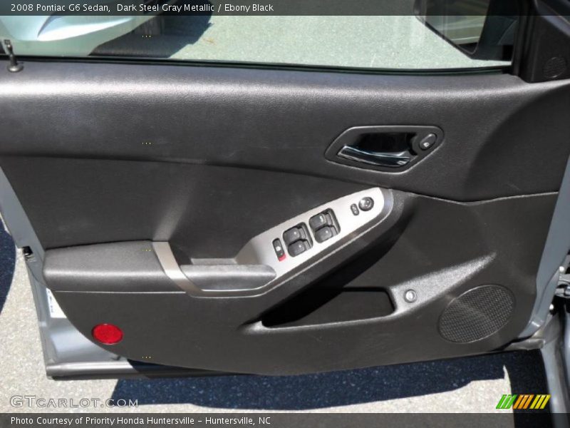 Dark Steel Gray Metallic / Ebony Black 2008 Pontiac G6 Sedan