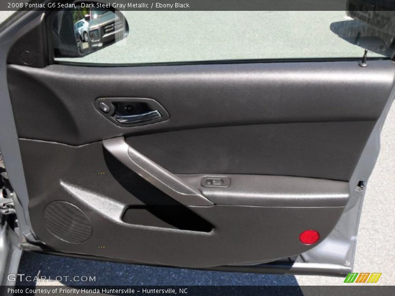 Dark Steel Gray Metallic / Ebony Black 2008 Pontiac G6 Sedan