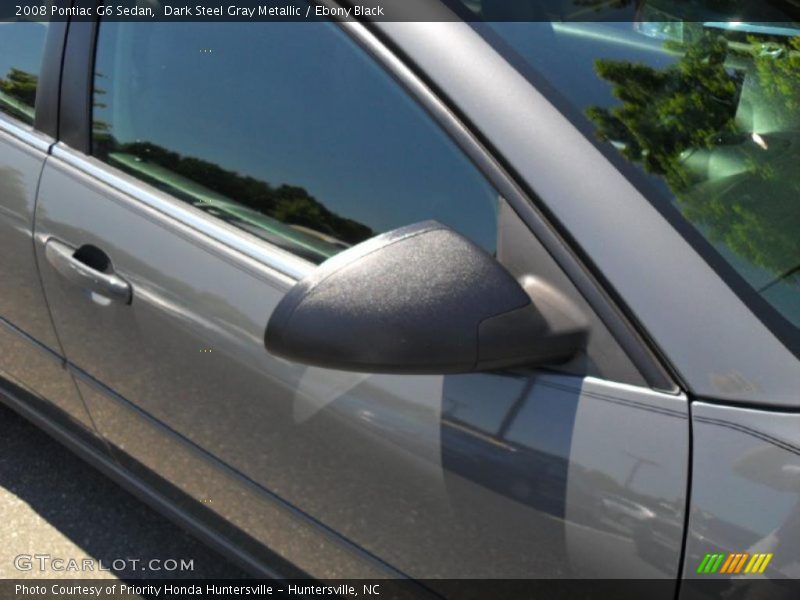 Dark Steel Gray Metallic / Ebony Black 2008 Pontiac G6 Sedan