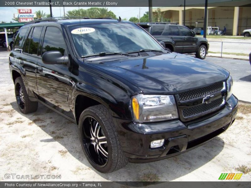 Black Granite Metallic / Ebony 2008 Chevrolet TrailBlazer LT