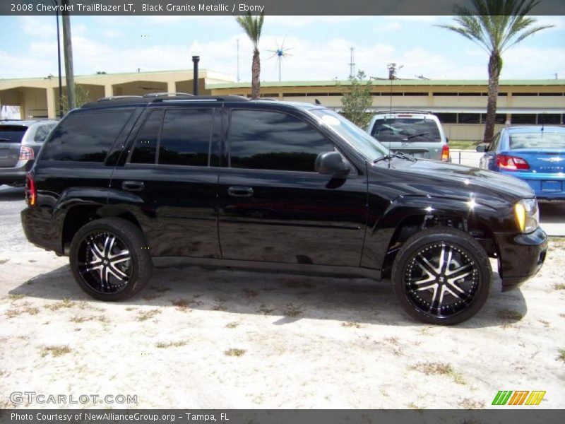 Black Granite Metallic / Ebony 2008 Chevrolet TrailBlazer LT