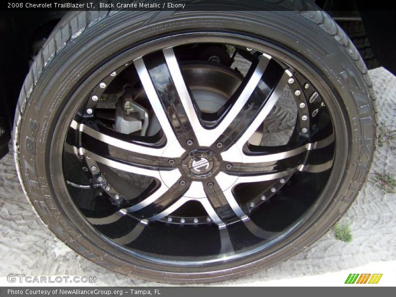 Black Granite Metallic / Ebony 2008 Chevrolet TrailBlazer LT