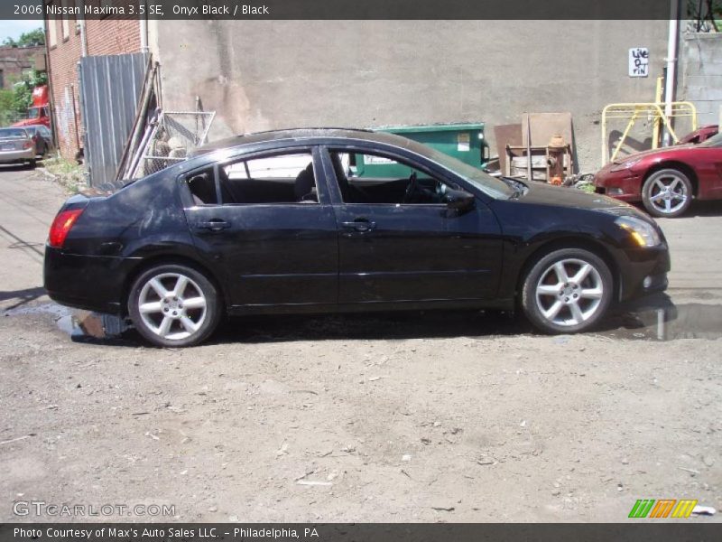 Onyx Black / Black 2006 Nissan Maxima 3.5 SE