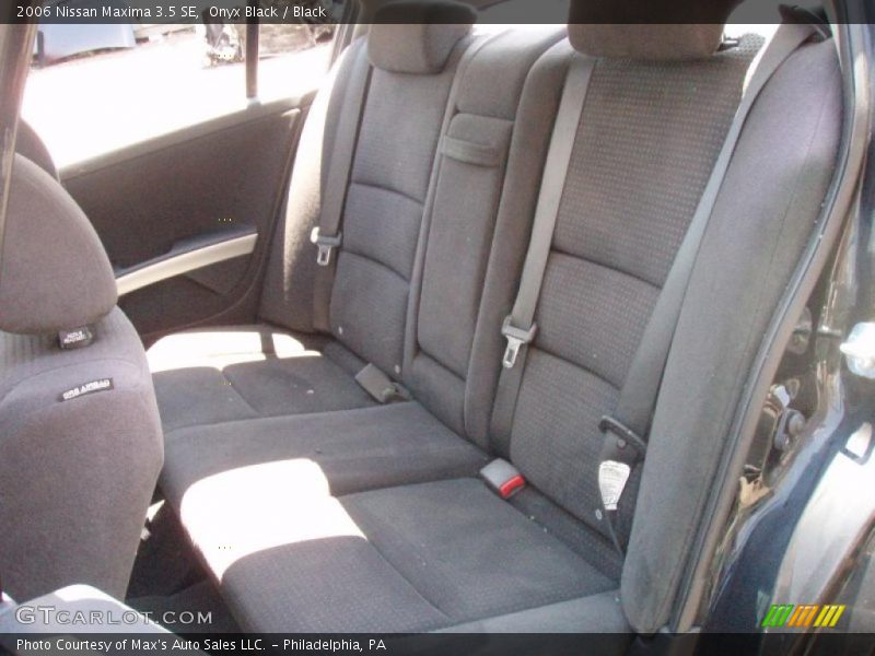 Onyx Black / Black 2006 Nissan Maxima 3.5 SE