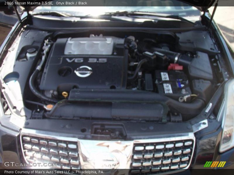 Onyx Black / Black 2006 Nissan Maxima 3.5 SE