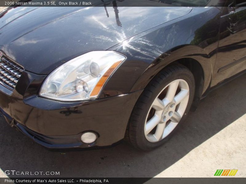 Onyx Black / Black 2006 Nissan Maxima 3.5 SE