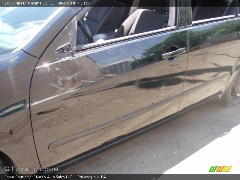 Onyx Black / Black 2006 Nissan Maxima 3.5 SE