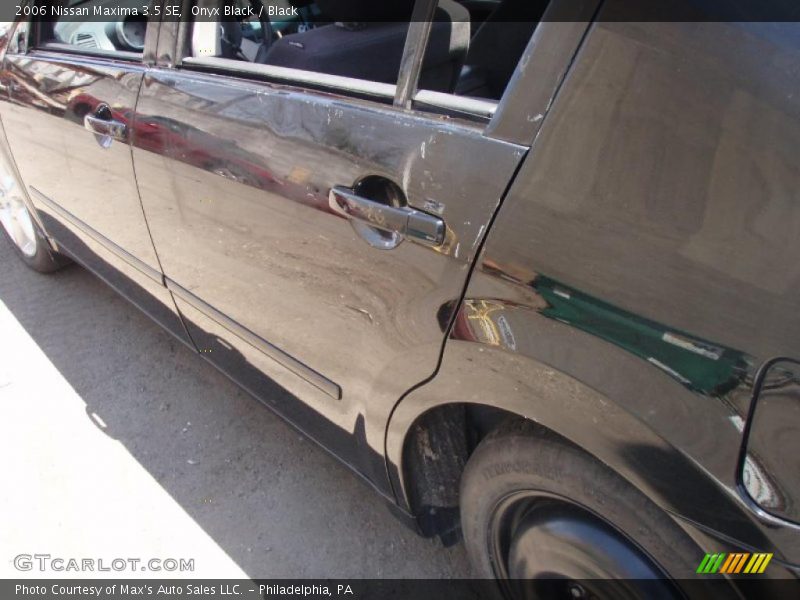 Onyx Black / Black 2006 Nissan Maxima 3.5 SE