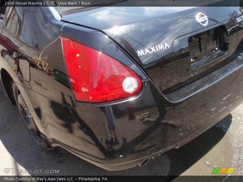 Onyx Black / Black 2006 Nissan Maxima 3.5 SE