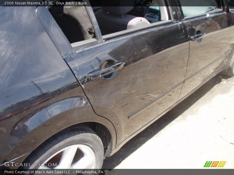 Onyx Black / Black 2006 Nissan Maxima 3.5 SE
