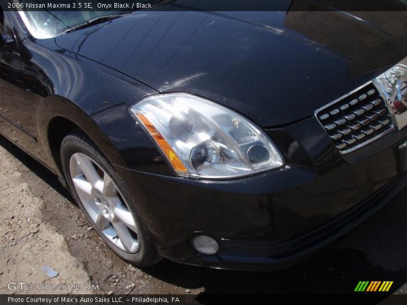 Onyx Black / Black 2006 Nissan Maxima 3.5 SE