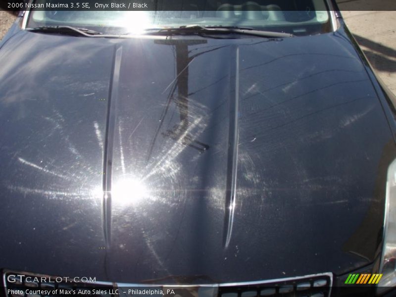 Onyx Black / Black 2006 Nissan Maxima 3.5 SE