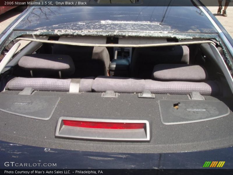 Onyx Black / Black 2006 Nissan Maxima 3.5 SE