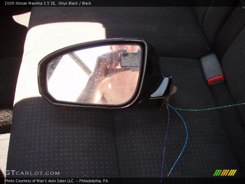 Onyx Black / Black 2006 Nissan Maxima 3.5 SE