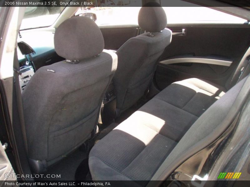 Onyx Black / Black 2006 Nissan Maxima 3.5 SE