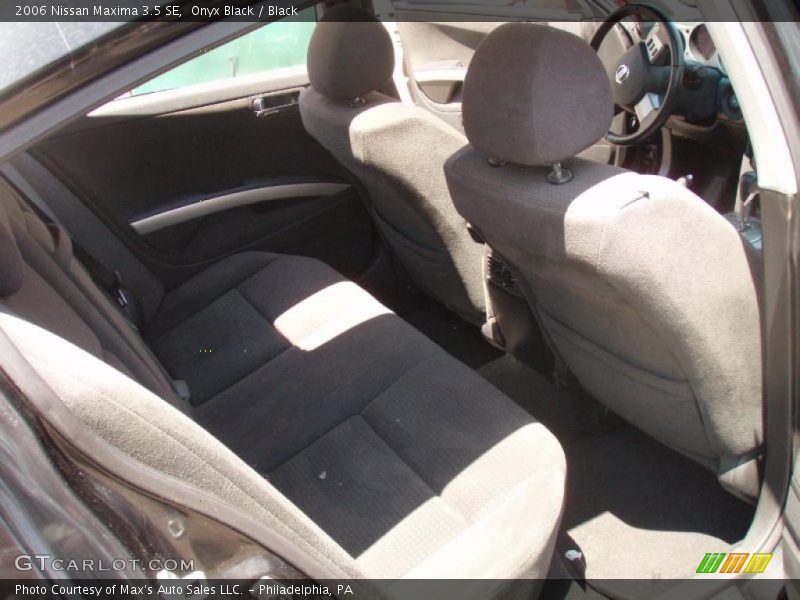Onyx Black / Black 2006 Nissan Maxima 3.5 SE