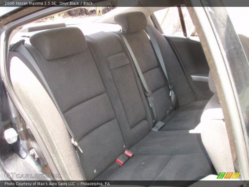 Onyx Black / Black 2006 Nissan Maxima 3.5 SE