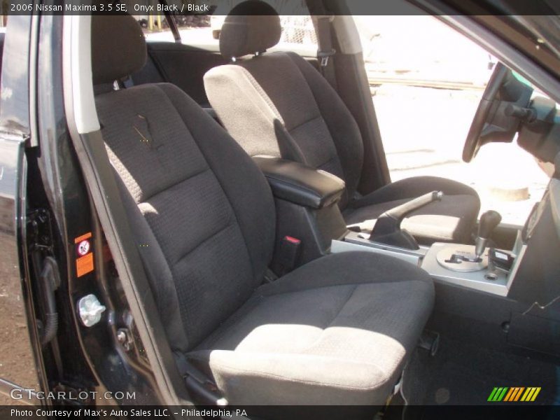 Onyx Black / Black 2006 Nissan Maxima 3.5 SE
