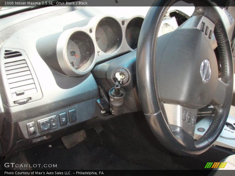 Onyx Black / Black 2006 Nissan Maxima 3.5 SE