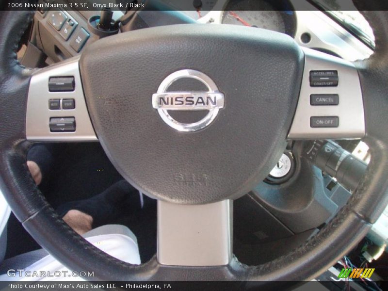 Onyx Black / Black 2006 Nissan Maxima 3.5 SE