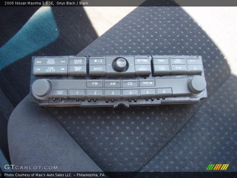 Onyx Black / Black 2006 Nissan Maxima 3.5 SE