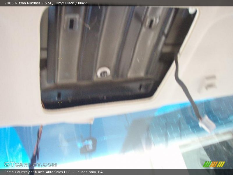 Onyx Black / Black 2006 Nissan Maxima 3.5 SE