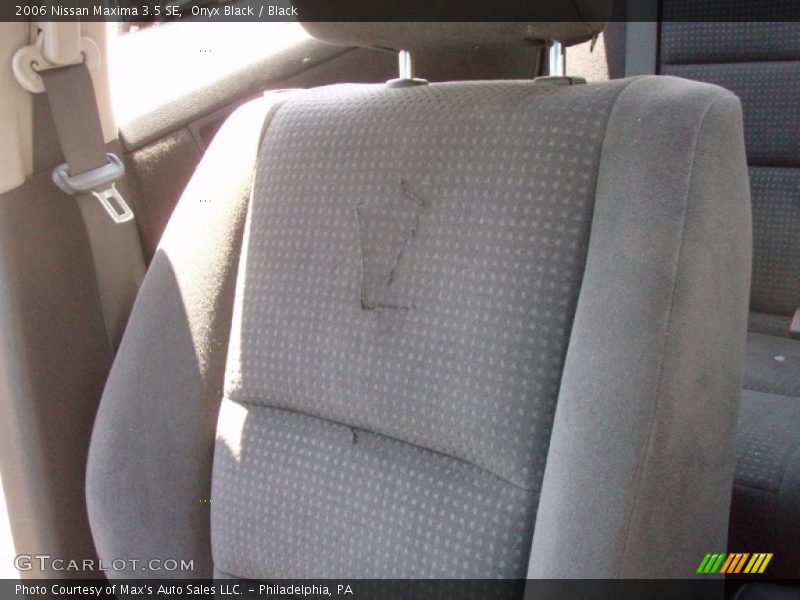 Onyx Black / Black 2006 Nissan Maxima 3.5 SE