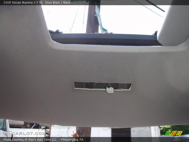 Onyx Black / Black 2006 Nissan Maxima 3.5 SE