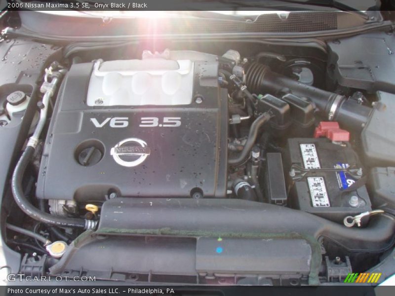 Onyx Black / Black 2006 Nissan Maxima 3.5 SE