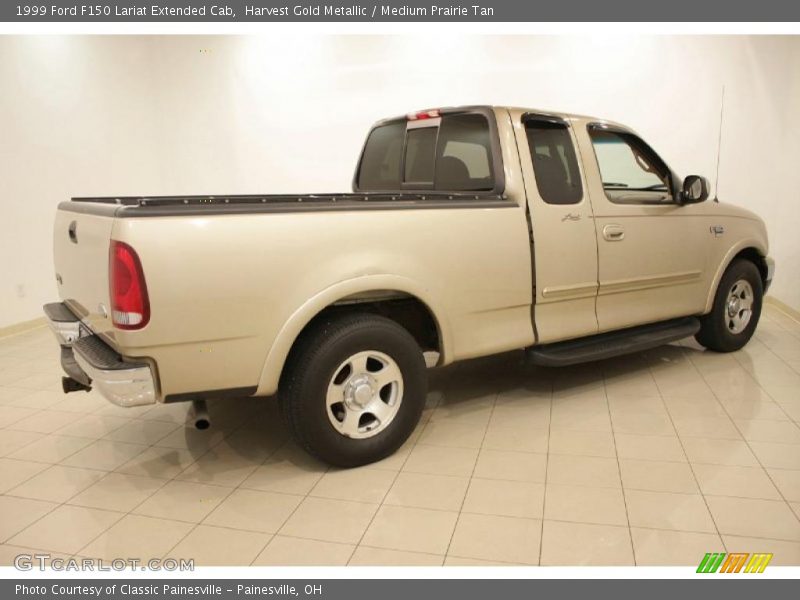 Harvest Gold Metallic / Medium Prairie Tan 1999 Ford F150 Lariat Extended Cab
