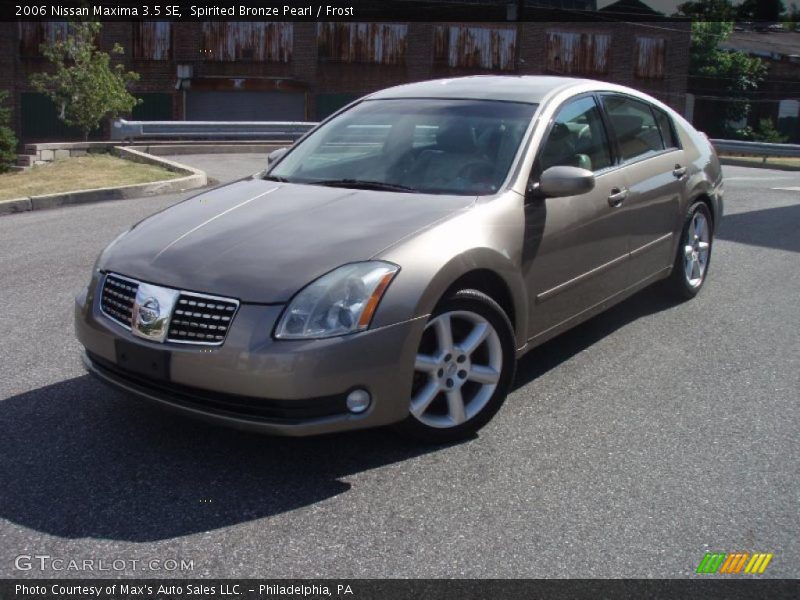 Spirited Bronze Pearl / Frost 2006 Nissan Maxima 3.5 SE