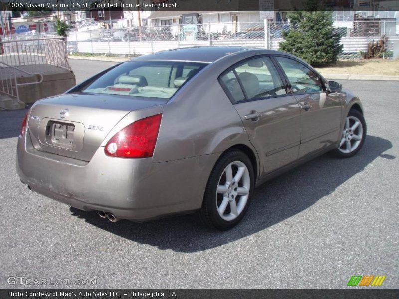 Spirited Bronze Pearl / Frost 2006 Nissan Maxima 3.5 SE