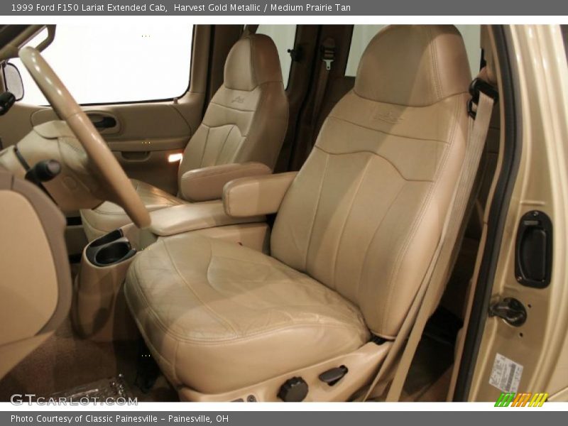 Harvest Gold Metallic / Medium Prairie Tan 1999 Ford F150 Lariat Extended Cab