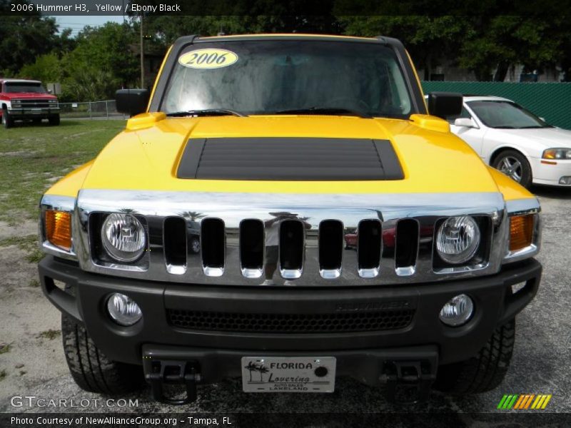 Yellow / Ebony Black 2006 Hummer H3