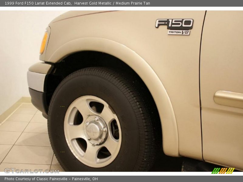 Harvest Gold Metallic / Medium Prairie Tan 1999 Ford F150 Lariat Extended Cab