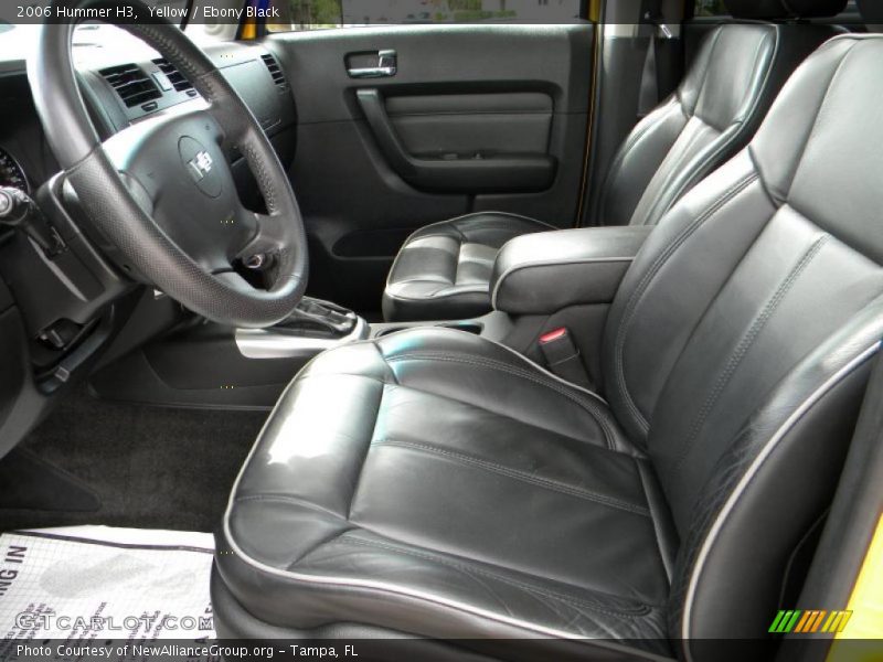 Yellow / Ebony Black 2006 Hummer H3