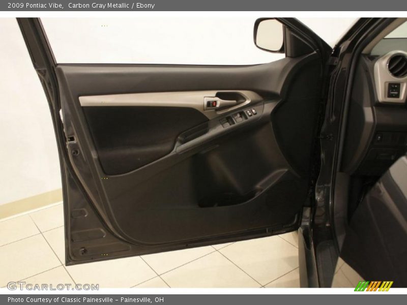 Carbon Gray Metallic / Ebony 2009 Pontiac Vibe