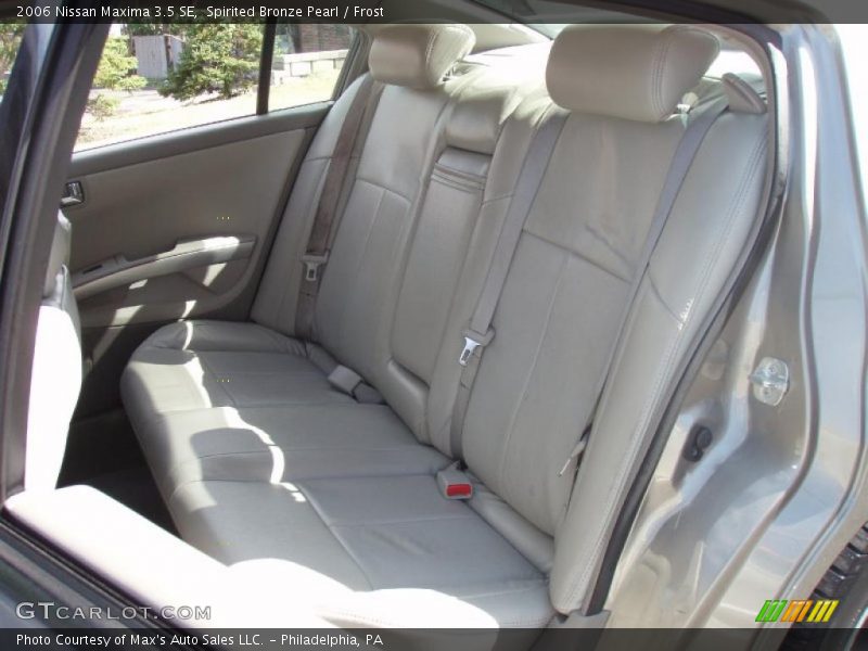 Spirited Bronze Pearl / Frost 2006 Nissan Maxima 3.5 SE