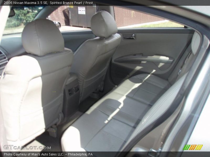 Spirited Bronze Pearl / Frost 2006 Nissan Maxima 3.5 SE