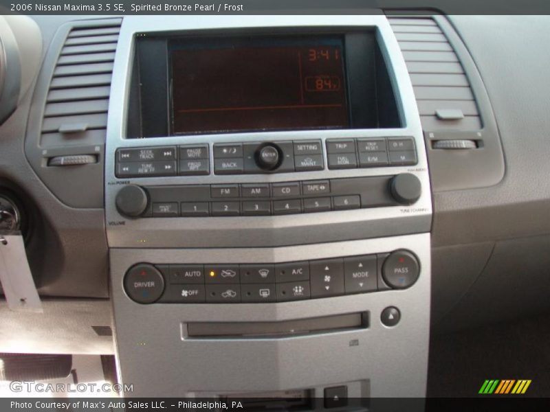 Spirited Bronze Pearl / Frost 2006 Nissan Maxima 3.5 SE