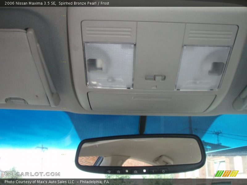 Spirited Bronze Pearl / Frost 2006 Nissan Maxima 3.5 SE