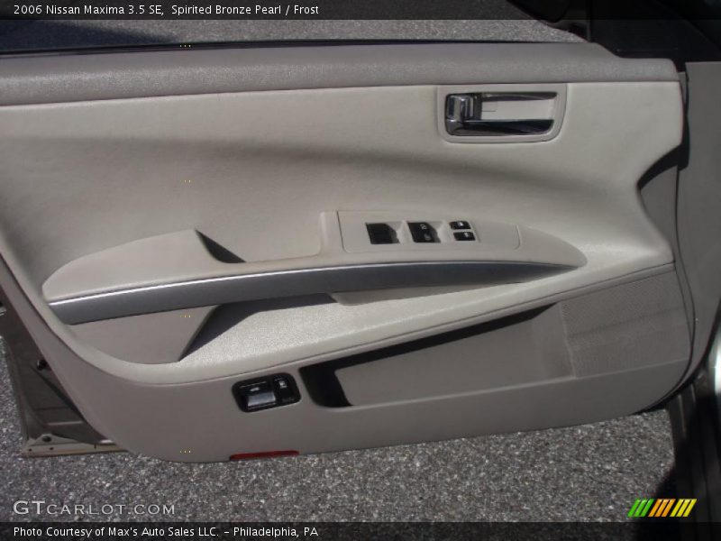 Spirited Bronze Pearl / Frost 2006 Nissan Maxima 3.5 SE