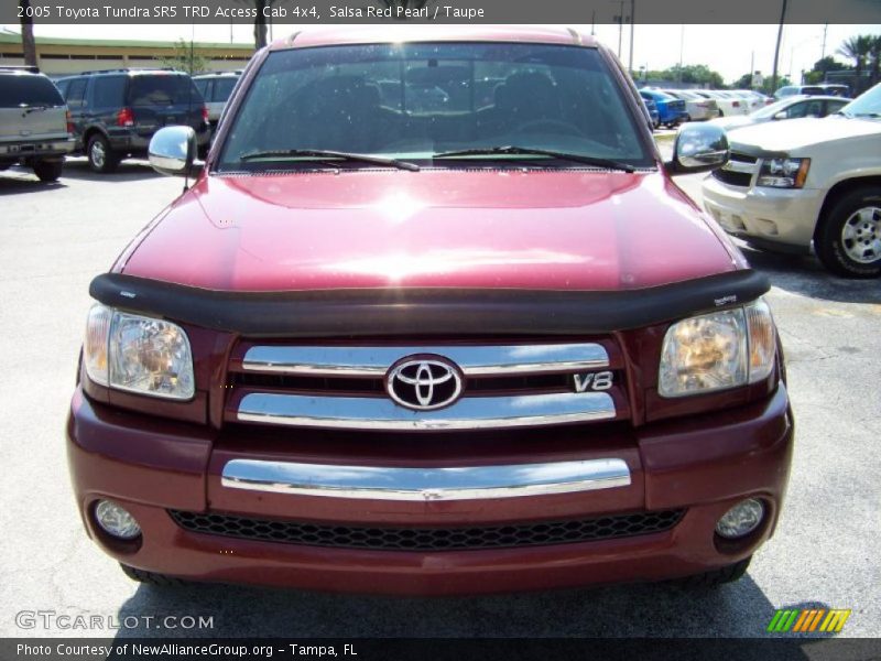 Salsa Red Pearl / Taupe 2005 Toyota Tundra SR5 TRD Access Cab 4x4