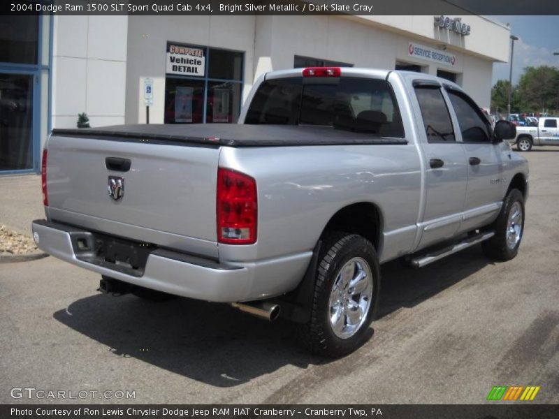 Bright Silver Metallic / Dark Slate Gray 2004 Dodge Ram 1500 SLT Sport Quad Cab 4x4