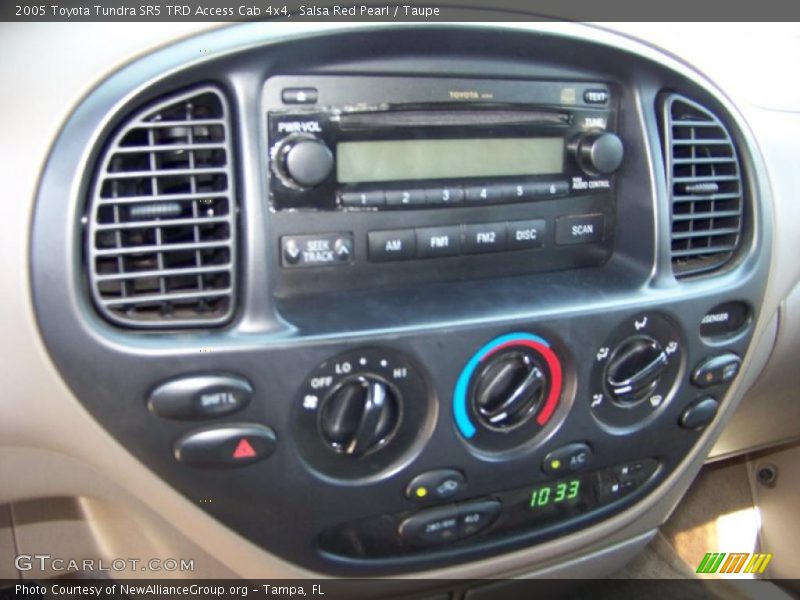 Salsa Red Pearl / Taupe 2005 Toyota Tundra SR5 TRD Access Cab 4x4