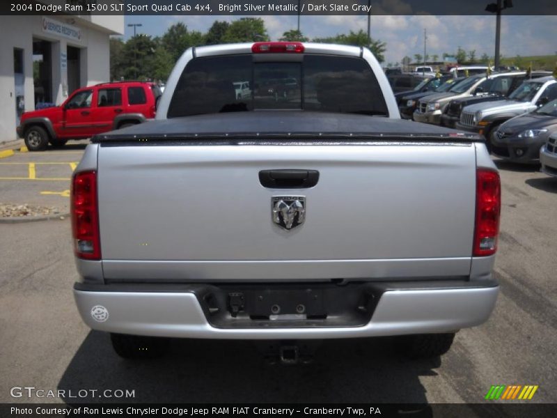 Bright Silver Metallic / Dark Slate Gray 2004 Dodge Ram 1500 SLT Sport Quad Cab 4x4